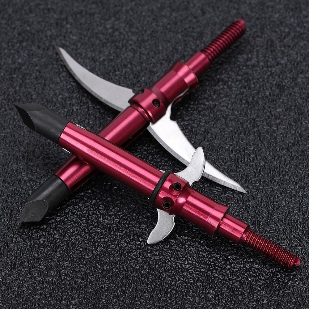 10pcs Arrow Points for Archery Equipment - Replaceable Arrowheads Compatible with Compound Bows and Arrow Shafts