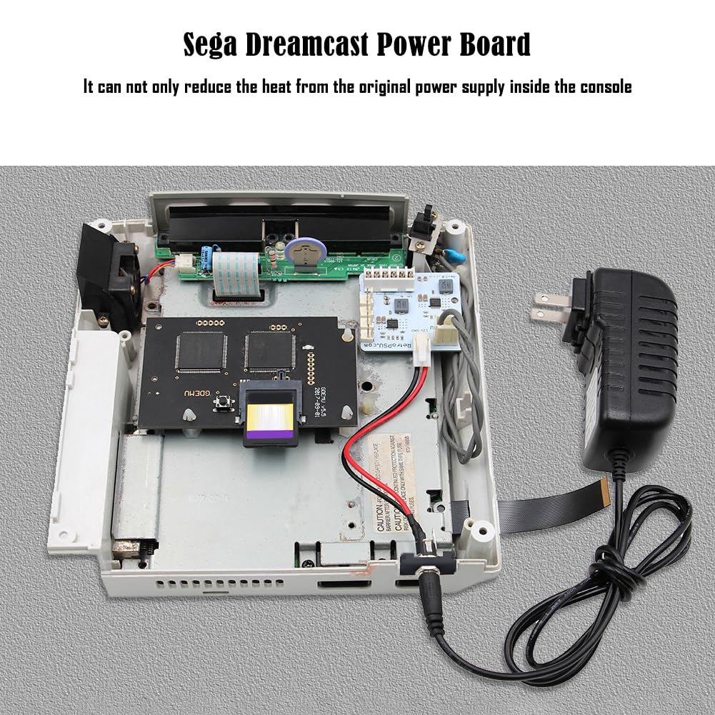 DreamPSU Rev2.0 DC Console Alimentation d'origine Remplacer l'alimentation en Courant continu Adaptateur d'alimentation Carte d'alimentation pour Sega Dreamcast (B)