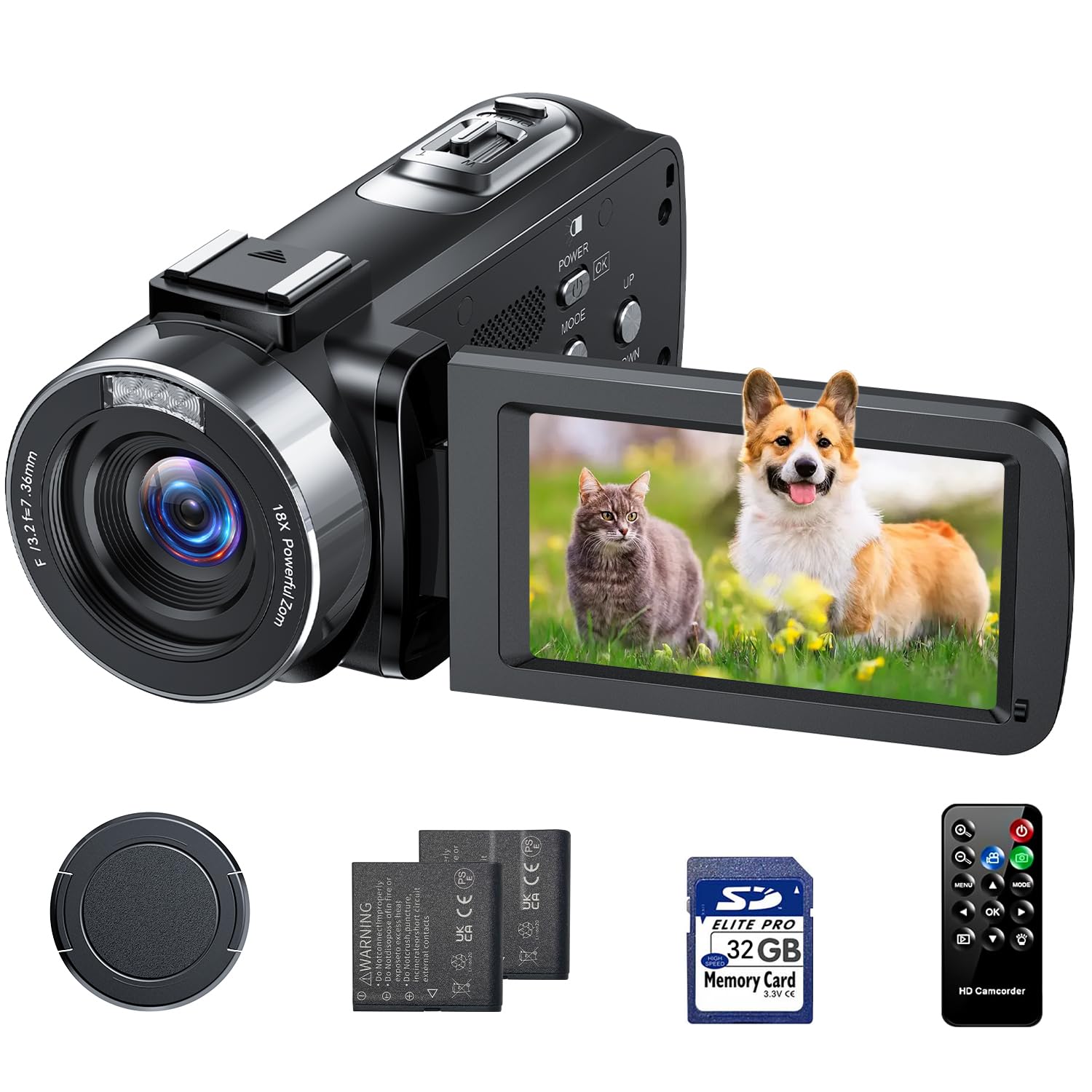 Amazon.com : FIREFOTO Camcorder Video Camera 4K 42MP, 18X Digital