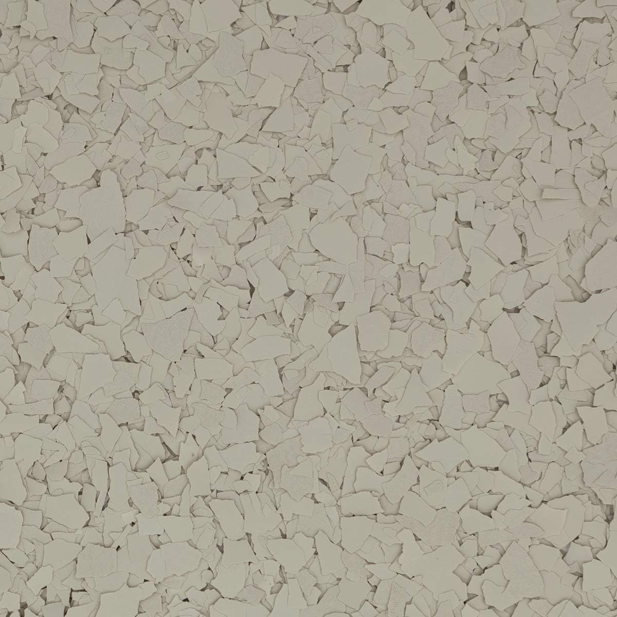 1/4" Decorative Floor Coating Flakes for Epoxy Flooring - Enhances Interior/Exterior Surfaces - for Garages, Basements, Showrooms - Solid Colors (1 Pound, Dove Gray)