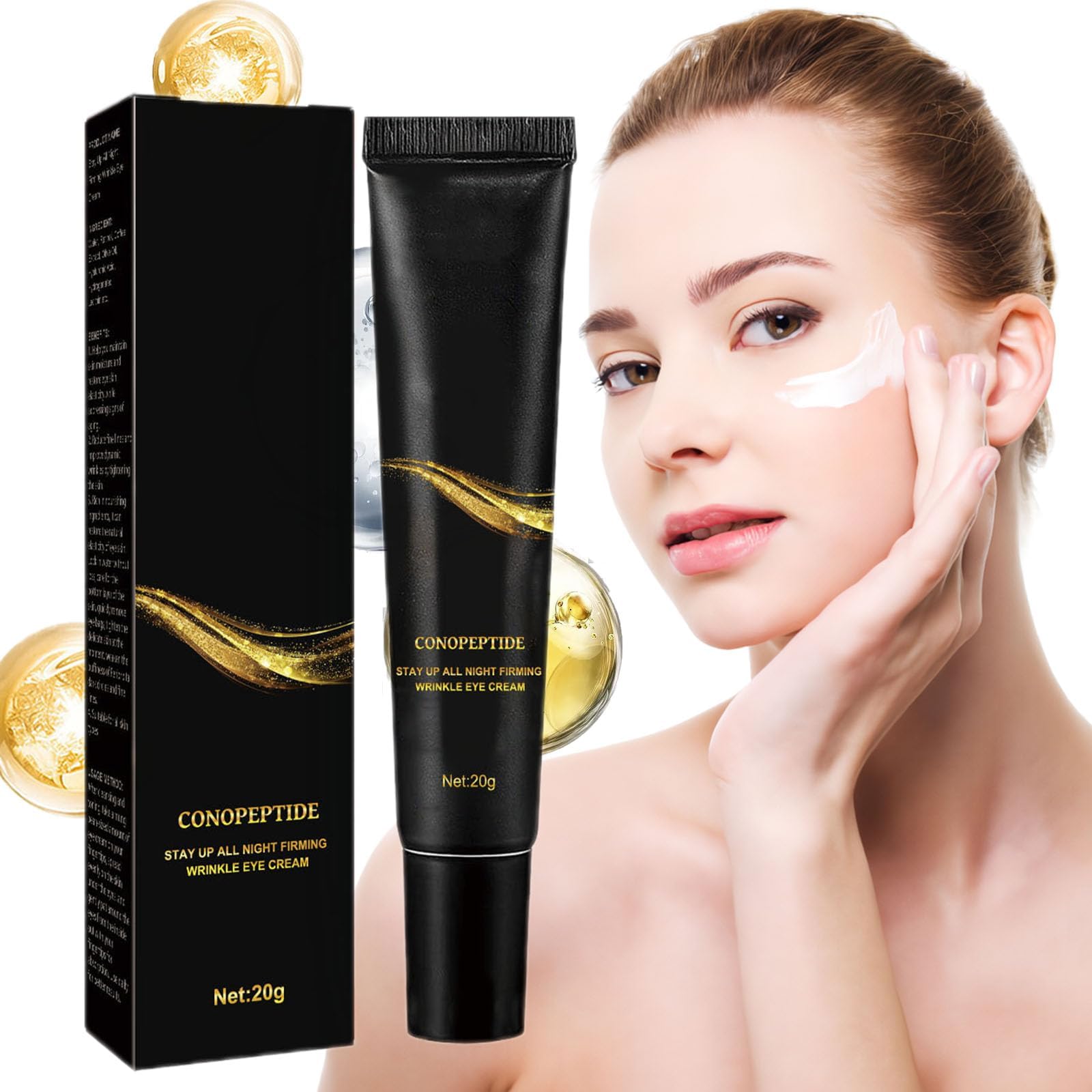 KASTWAVEEye Tightener, Eye Repair Cream, Hydrating Eye Cream, Instantly Remove Under Eye Bags Wrinkles Puffiness Dark Circles and Fine Lines, Anti Aging Eye Cream, For Puffiness And Bags Under Eyes