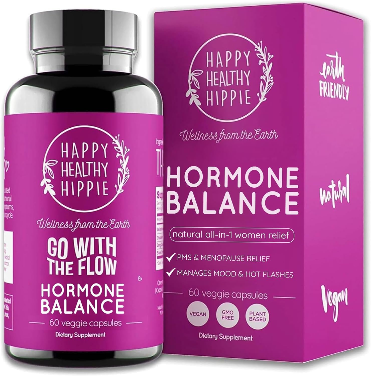 Hormone Balance for Women – PMS Support Supplement, Menopause & Perimenopause | Bloating Relief, Menstrual Cramp, Mood, PMDD | Chasteberry Supplements, Black Cohosh, Dong Quai | Vegan, Non-GMO, 60 Ct Hormone Balance for Women – PMS Support Supplement, Menopause & Perimenopause | Bloating Relief, Menstrual Cramp, Mood, PMDD | Chasteberry Supplements, Black Cohosh, Dong Quai | Vegan, Non-GMO, 60 Ct