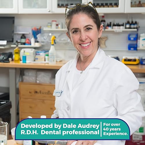 Miniatura 6 de Dale Audrey Aceite de sésamo orgánico para dientes y encías  Fabricado en Estados Unidos, paquete de 3 sabores de menta, canela y goma de mascar de