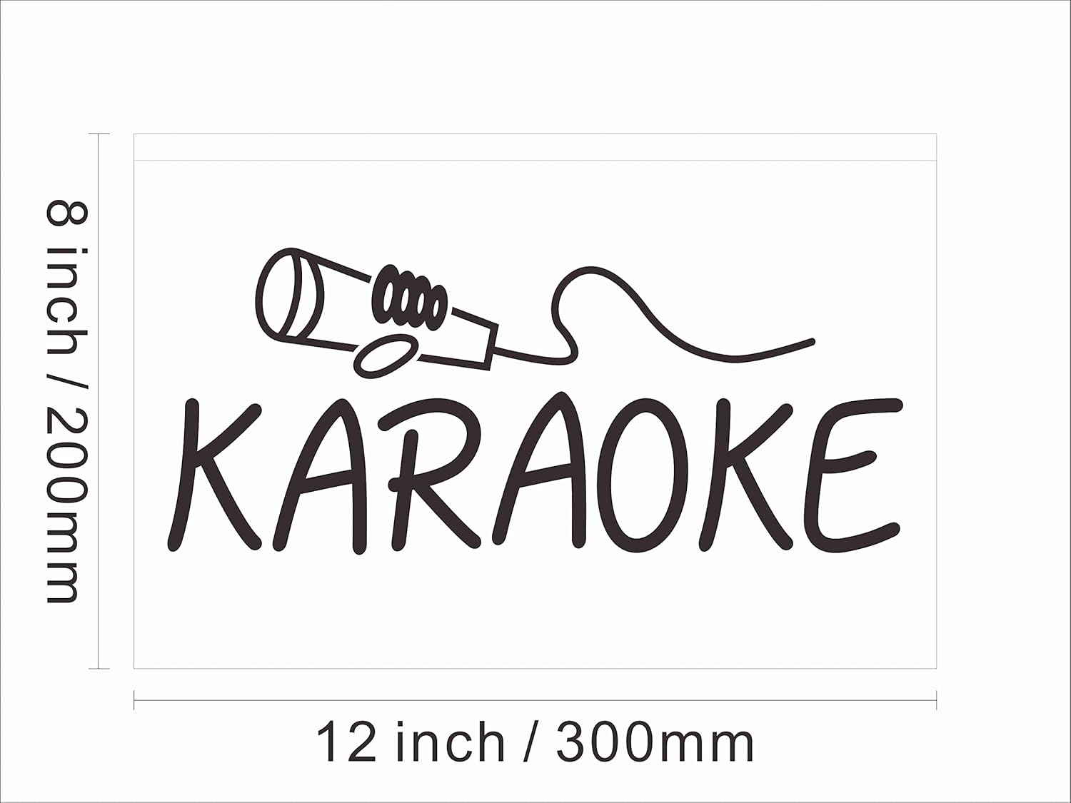 140015 Karaoke Lounge Box Club Singer Bar Pub Open Home Decor Display LED Light Neon Sign (12" X 8", Purple)