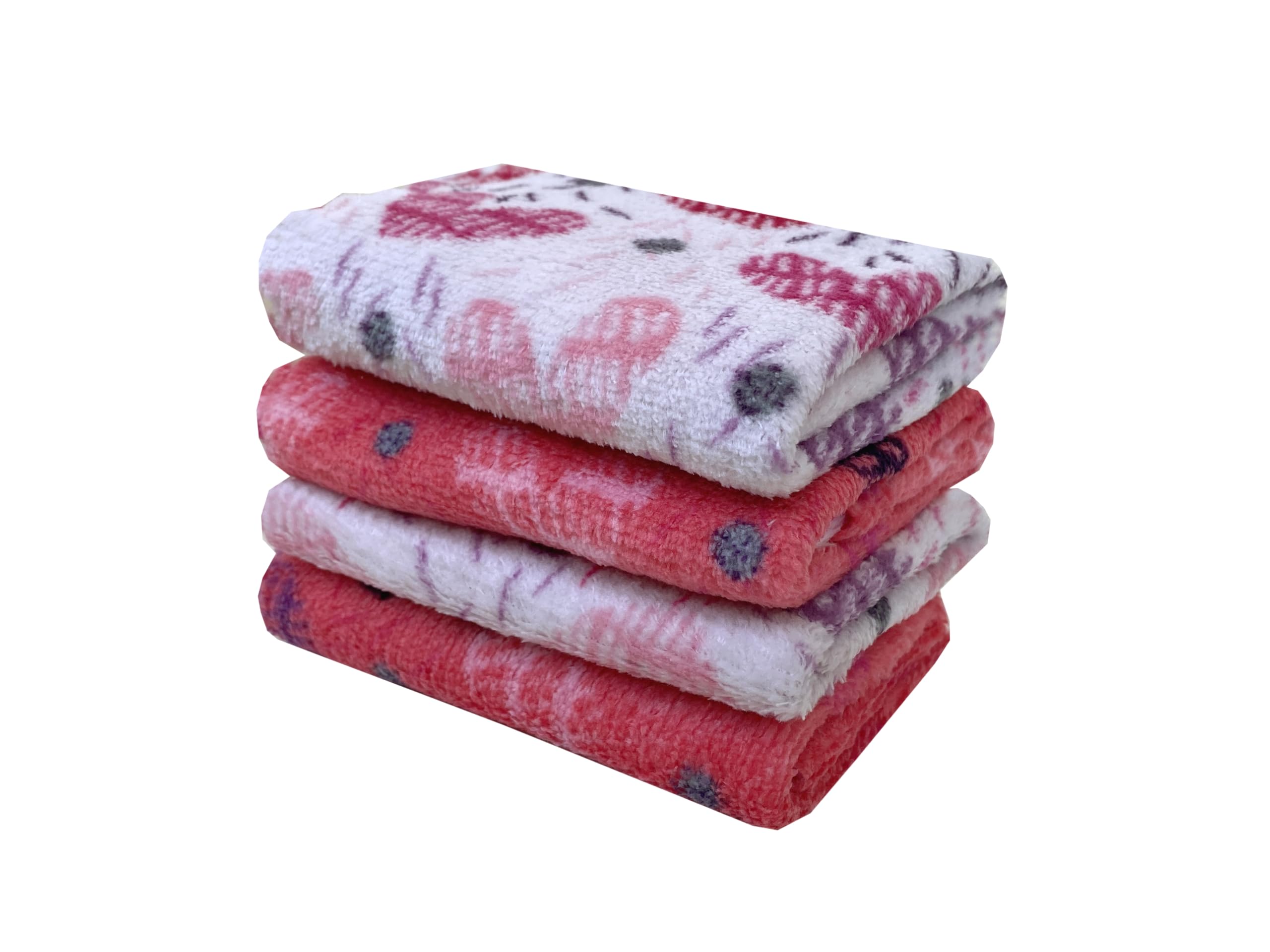 Printed Microfiber Handkerchief for Women & Girls | Soft Fabric Cloth | 10 x 10 Inch | Quick Dry & Lightweight | Multicolor | Pack of 3-image-45