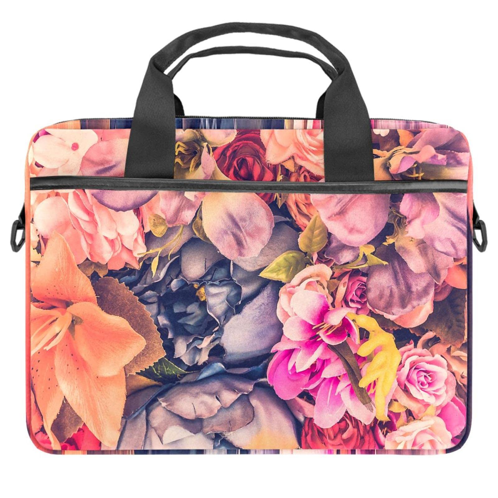 Sacoche ordinateur portable antichoc à fleurs contre les rayures - 7