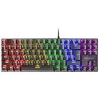 Mars Gaming MK80 Nero, Tastiera Gaming Meccanica TKL FRGB