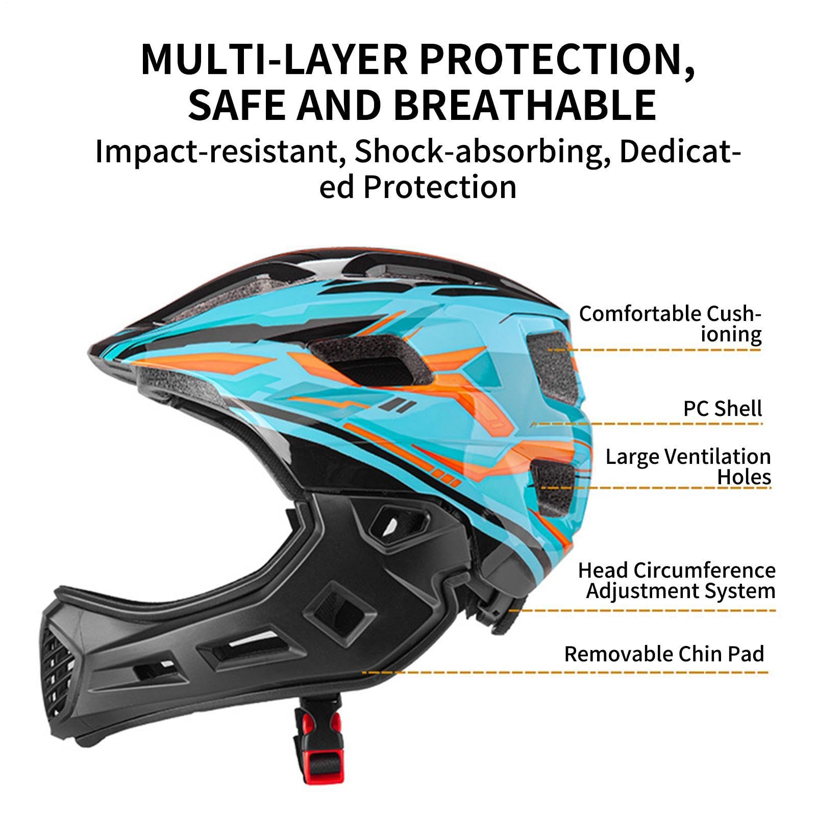 Casque De Protection pour,Résistant aux Rayures et Respirant - Casque Intégral pour Vélo De Route - Adapté Aux Escalade Trottinette Cyclisme Ski Skateboard Patinage À roulettes