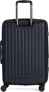 Ben Sherman Sunderland Spinner Travel Upright Luggage, Naval, 24-Inch Checked