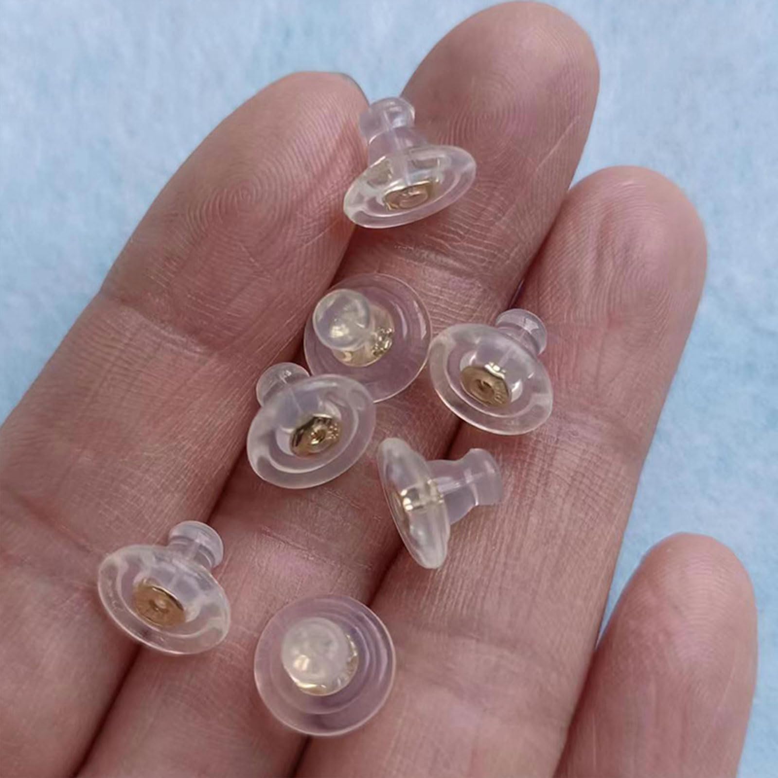 Chiusure per Orecchini in 6 Stili Diversi Sicurezza Orecchino Schiene Tappi a Forma di Farfalla Materia di Gomma Metallo Plastica Orecchini Chiusura Stopper, 320 Pezzi
