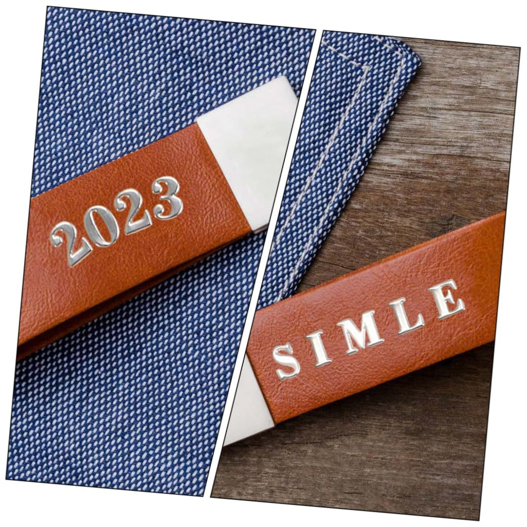 Uonlytech 5 Ensembles Stickers Adhésifs Lettres Chiffres Pour Décoration De Tasses Scrapbooking Projets Créatifs Style Mixte 6 Feuilles*5