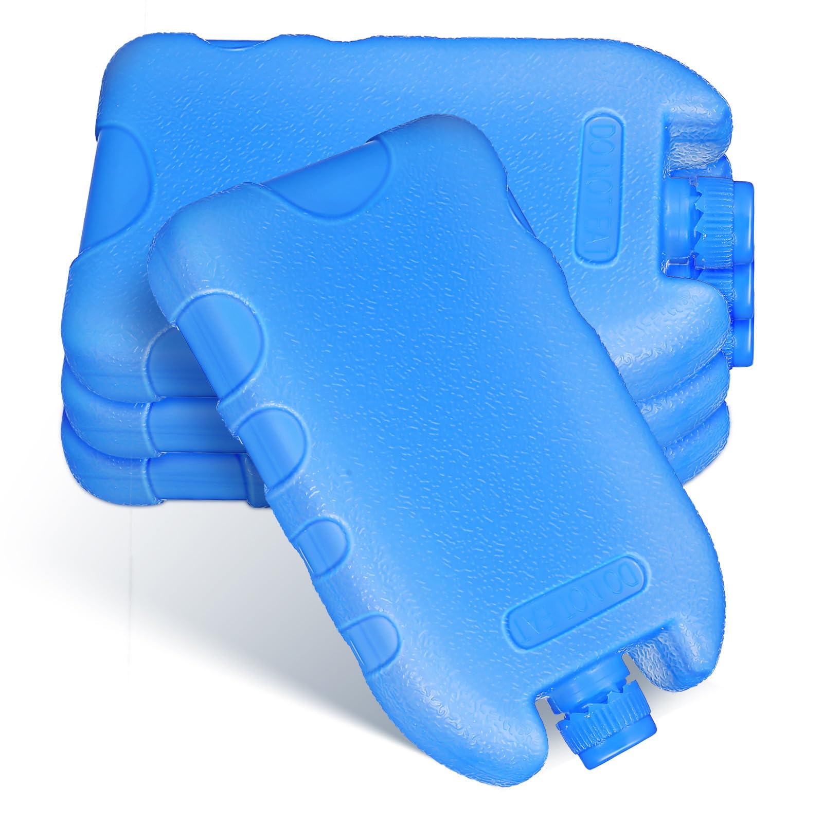 Operitacx 4pcs Reusable Ice Packs Cooler Blocks for Camping and Home Use, Pe Material with Insulation and Easy to Use Features, for Summer Outdoor Activities and Cooler Bags