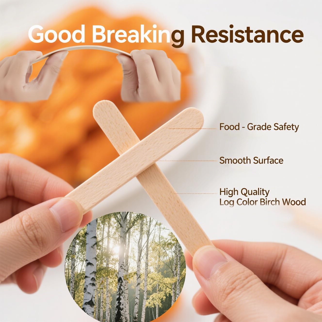 3000 Pcs Wooden Craft Sticks Set, MultiSize, Multi Purpose Ice Cream Sticks for DIY Projects, Arts and Popsicle Sticks for Crafts