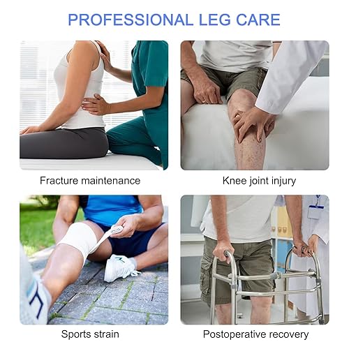 Miniatura 6 de Tirantes ajustables para la ortesis del pie de la rodilla, rodilla, con botas para caminar para equipos de rehabilitación de fracturas de cadera,