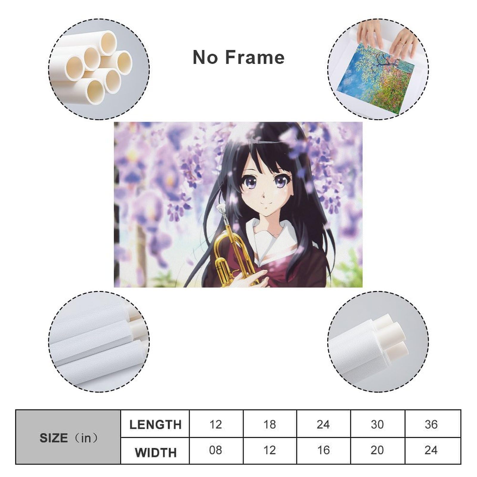 Amazon.co.jp: 響けユーフォニアム 高坂麗奈 ポスター 絵画 アート 