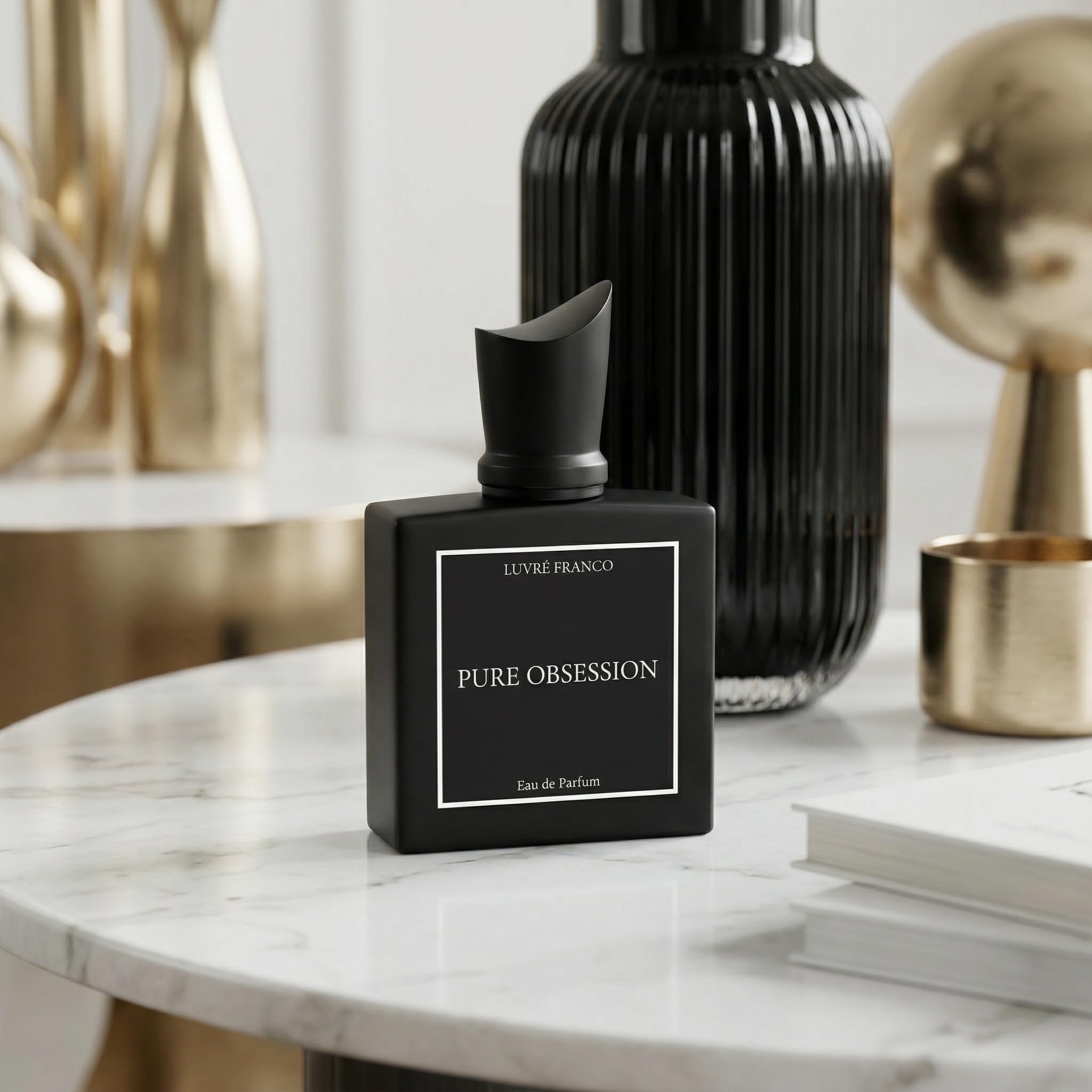 Pure Obsession - Eau de Parfum für Herren - LUVRÉ FRANCO - mit Pheromonen - holzig rauchiger Duft - 50ml - sehr attraktiv und anziehend - langanhaltend