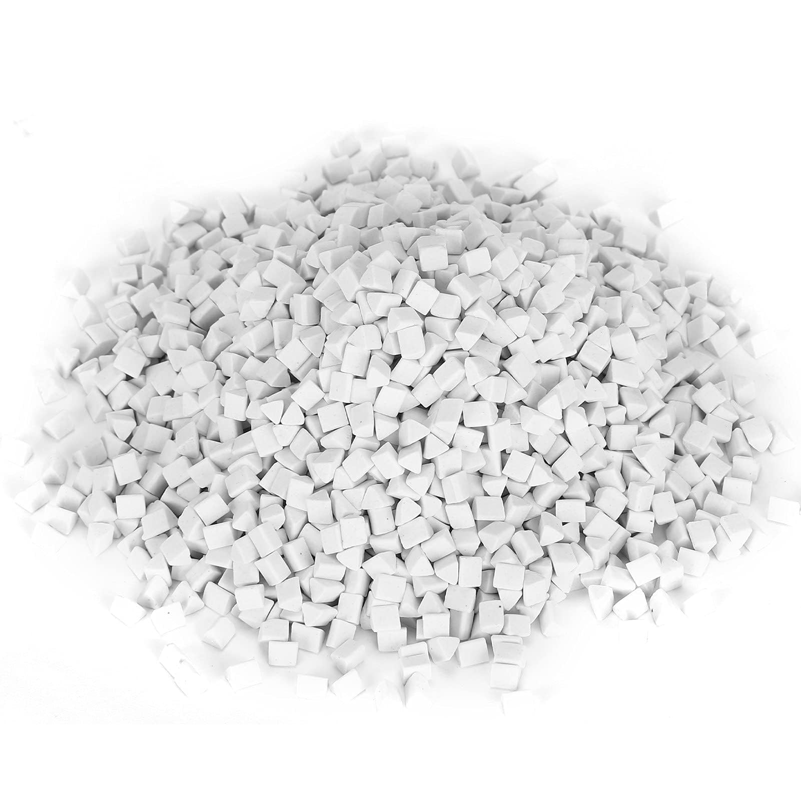 Keramik-Dreieck-Schleifmittel 500 G für Vibrationspoliermaschine, Hochglanz-Schmuckpolieren, Schleifen und Polieren
