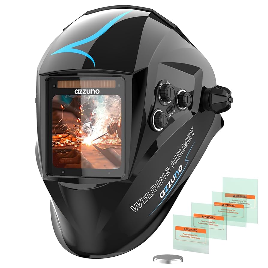 AZZUNO Welding Helmet Auto Darkening, True Color Large