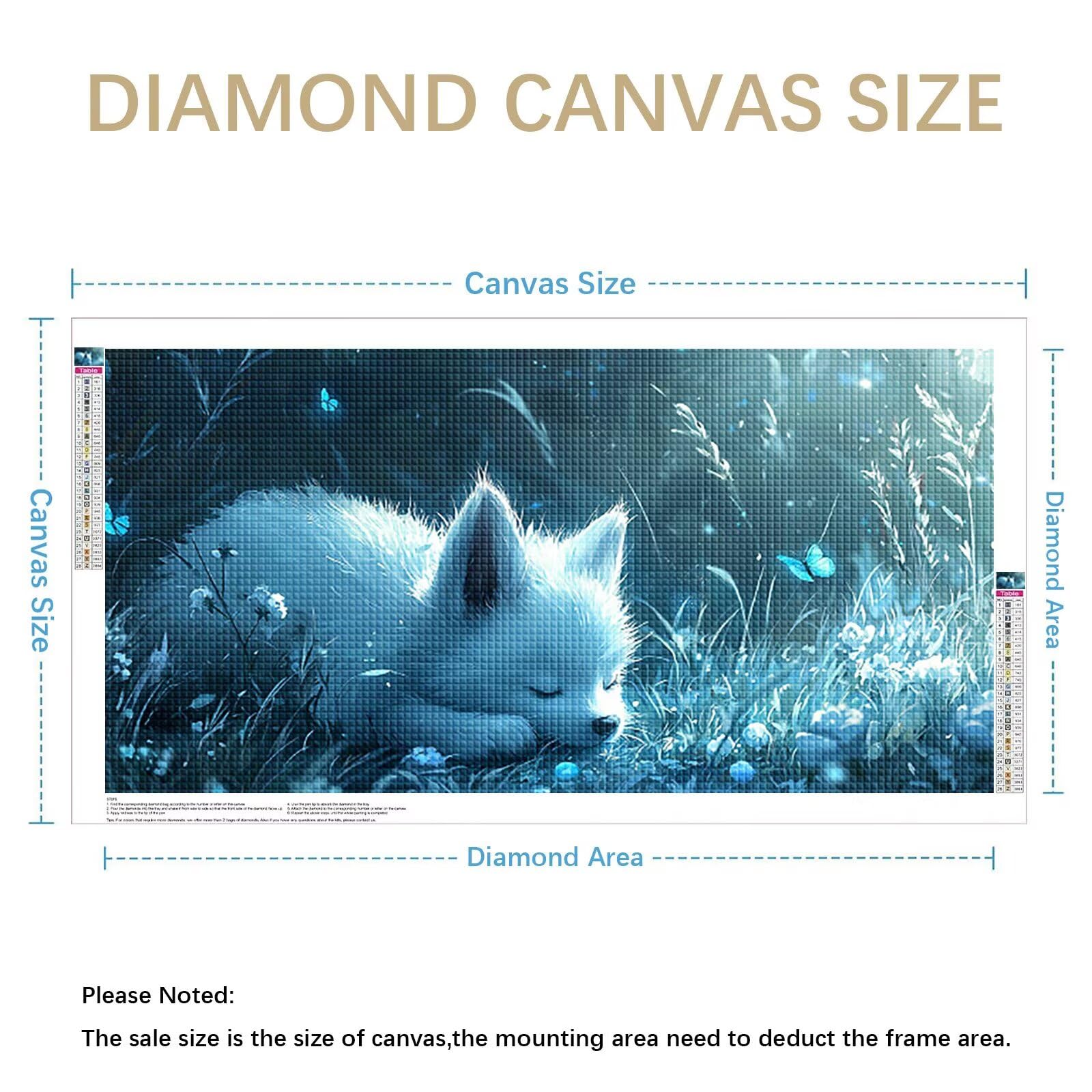 Diamond Painting Adultos Animal Pintura Diamante, Perro Diamond Painting 5D Completo, DIY Cuadrado Bordado Punto de Cruz Cuadros de Diamantes Kit para Decoracion Hogar, Regalo Mujer 160x80cm 0J-770