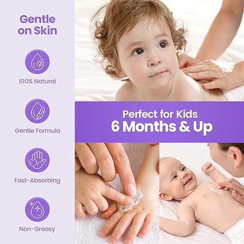 Miniatura 6 de Loción de magnesio para el sueño y la calma de los niños manzanilla de lavanda con vitaminas D3, K2, B6 - Alivia la ansiedad, piernas inquietas y