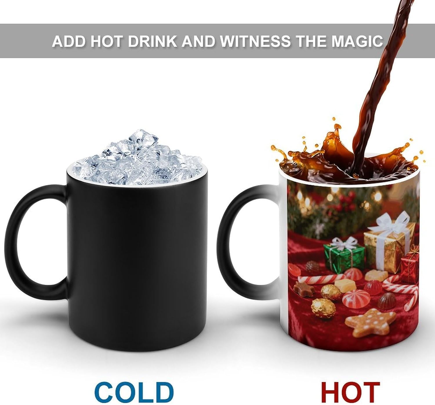 Colour Changing Magical Coffee Tea Cup Ceramic Discoloration Mug image 4