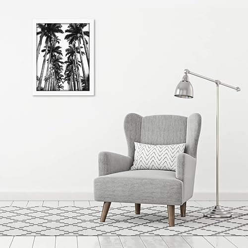 Vista 1046 de Americanflat - Marco para póster de 71 x 74 cm con plexiglás pulido, portarretratos negro de madera industrializada, Epic Collection, marco ancho