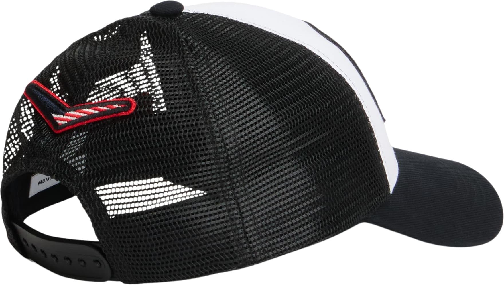Tommy Hilfiger Jungen Cap TH X CF1 Flag Trucker Cap mit Branding, Schwarz (Black), S-M