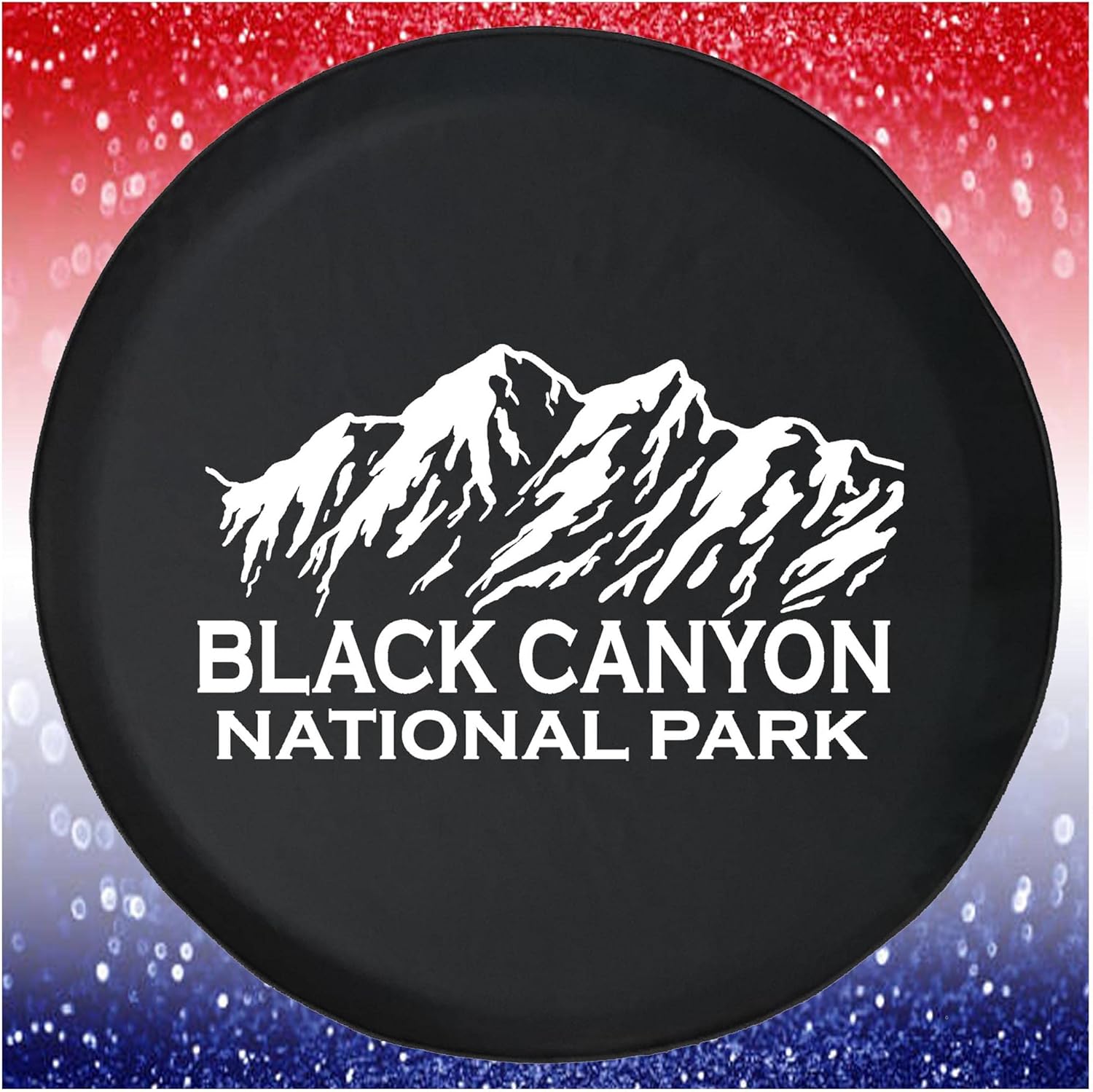 Spare Tire Cover Canyon National Park Mountains Black Accessories for Trailers Trucks SUVs RV Campers 35 Inch