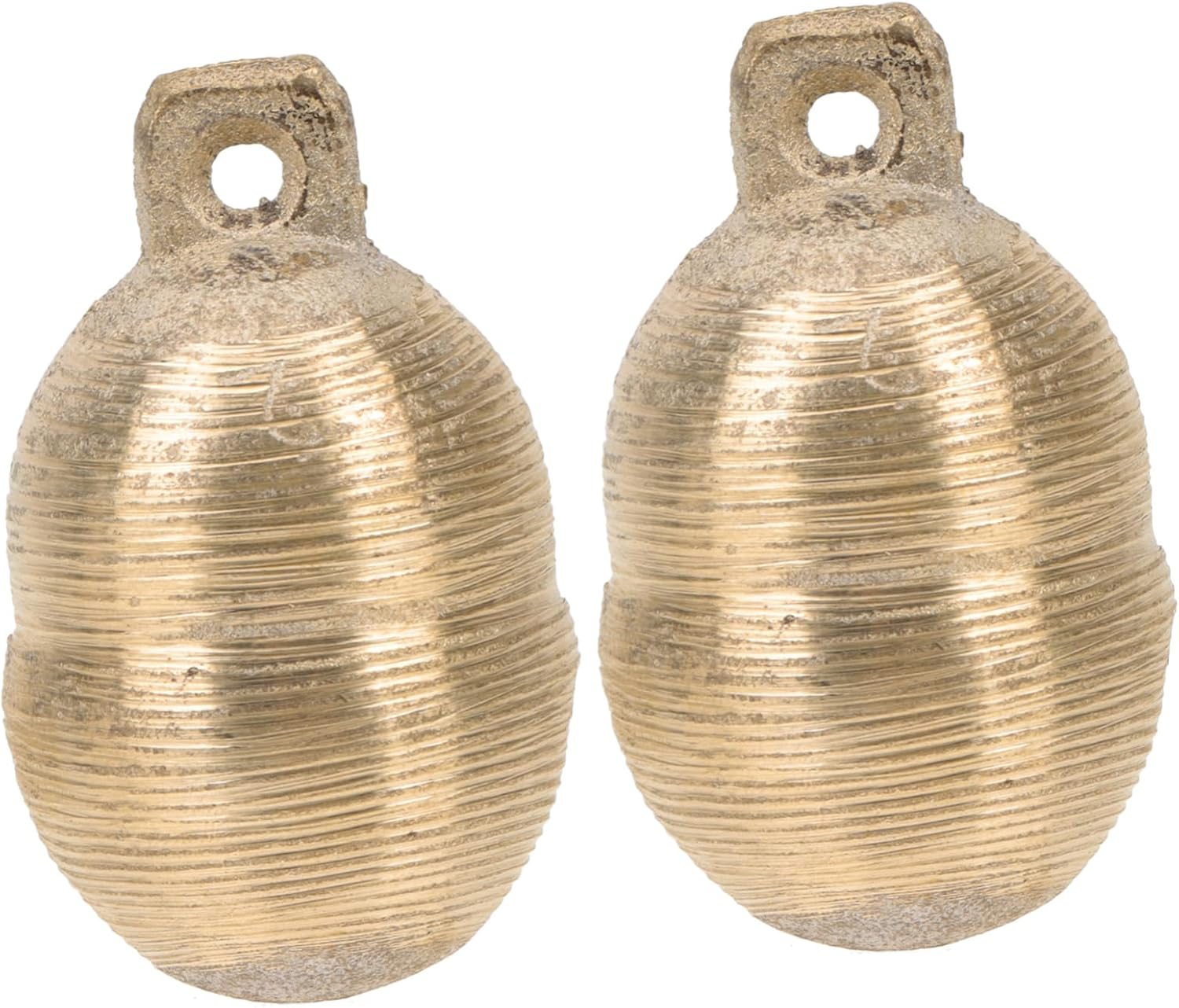 Yardwe 2PCS Pet Brass for Durable Decorative Cow Sheep Cattle Bells Lightweight and Soft Sound for and Pet Identification
