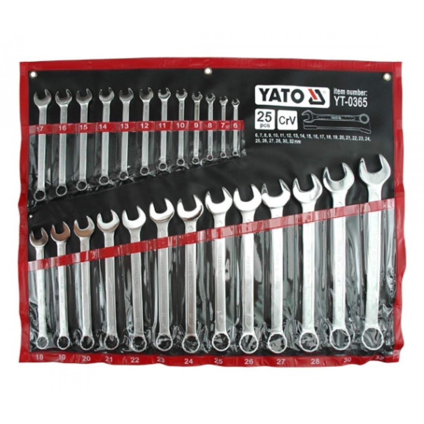 YATO YT-0365 - llaves combinadas 6-32mm 25pcs