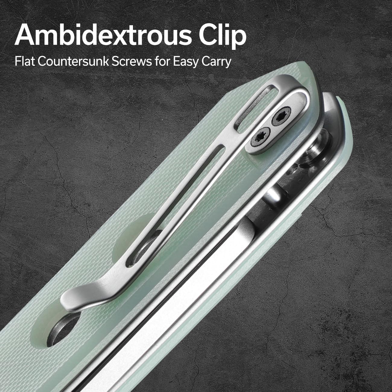 CIVIVI Vision FG Pocket Knife for EDC, Superlock Folding Knife with 3.54" Reverse Tanto Nitro-V Blade G-10 Handle, Ideal Gift for Men Women C22036-2