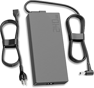 240W Laptop Charger Compatible with ASUS TUF Gaming F17 F16 F15 A17 A15 Vivobook Pro 15X Flow X16 Zephyrus Duo15 M16 G14 G15 S17 ROG Strix SCAR 15 17 G15 G17 ProArt StudioBook Power Supply AC Adapter