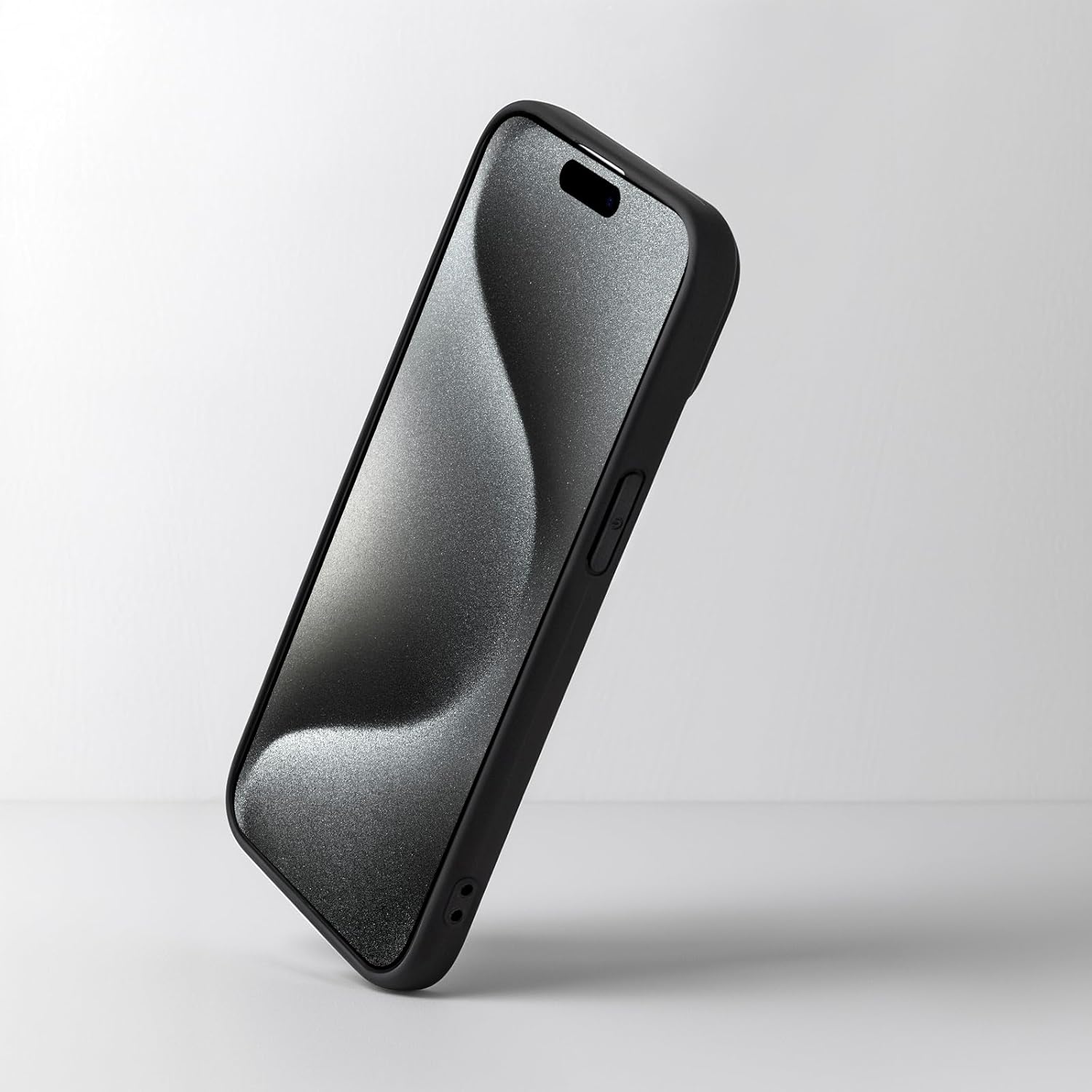 Condition photo showing New/Like New for cute retro cassette tape design phone case for iphone 15 pro max, matte finish tpu, slim fit, anti-fingerprint, for girls women boy men- black