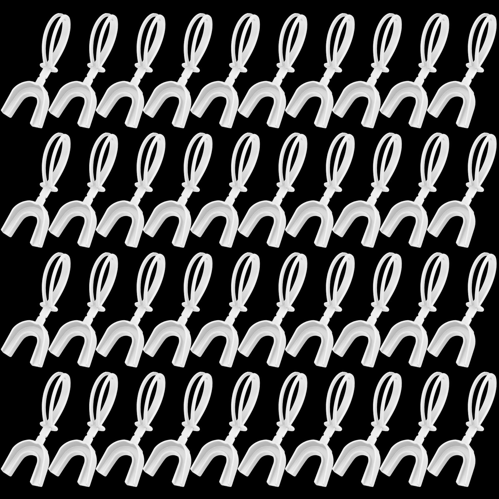 Copkim 50 Pcs Strapped Mouth Guard Bulk Not Boil