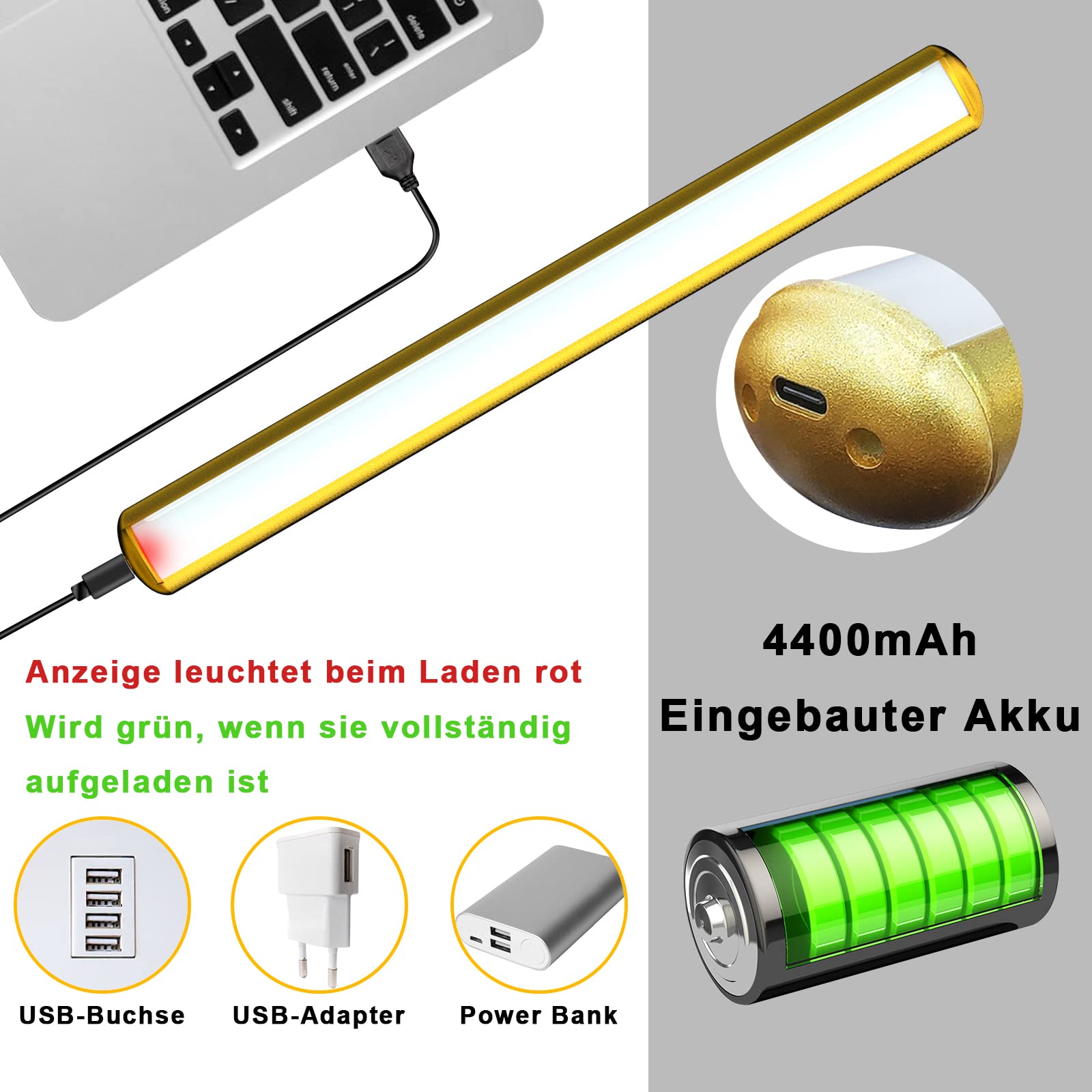 Starxing Kabellose Bildleuchte mit Fernbedienung, 2 in 1 Bild Beleuchtung Wiederaufladbare mit 3 Beleuchtungsmodi, LED Magnetisch Dart Lampe mit Timer, Akku Bilderleuchte für Malen Foto Portrait