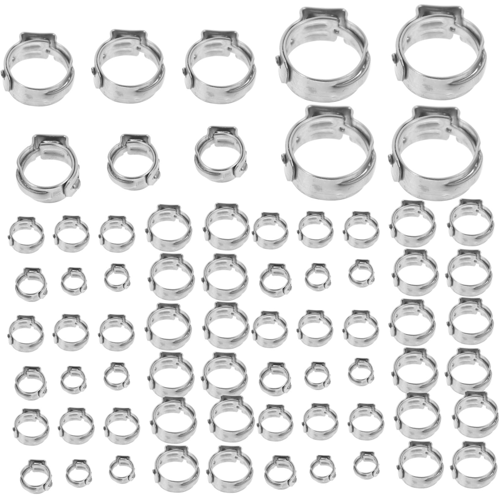 Colliers de serrage inox robustes Holibanna : anneaux de qualité supérieure pour tuyauterie