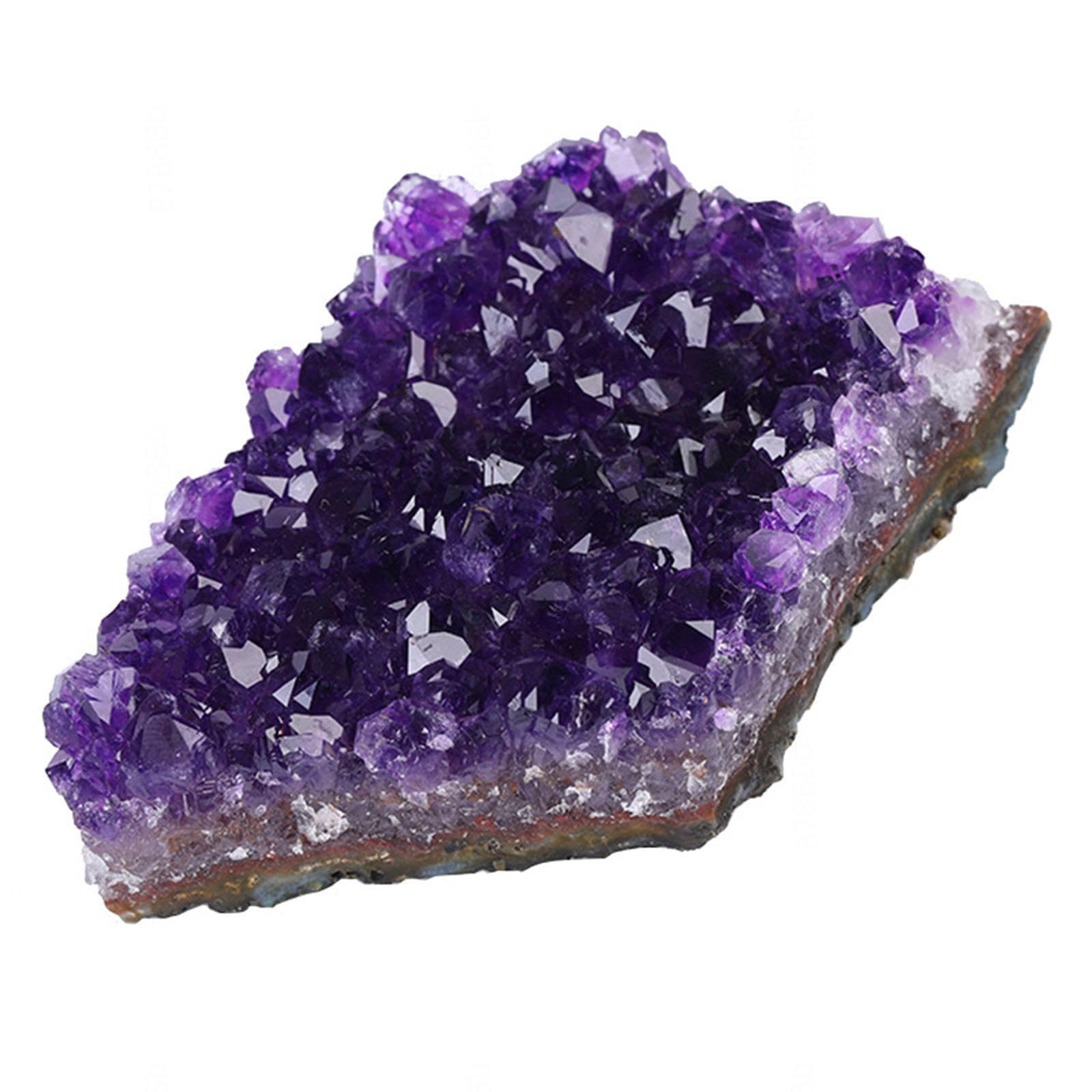 HUJWLBWF Amethyst Clusters Amethyst Crystals Geode Raw Crystal Stones Witchcraft Gemstone Purification Ornaments,191-220g