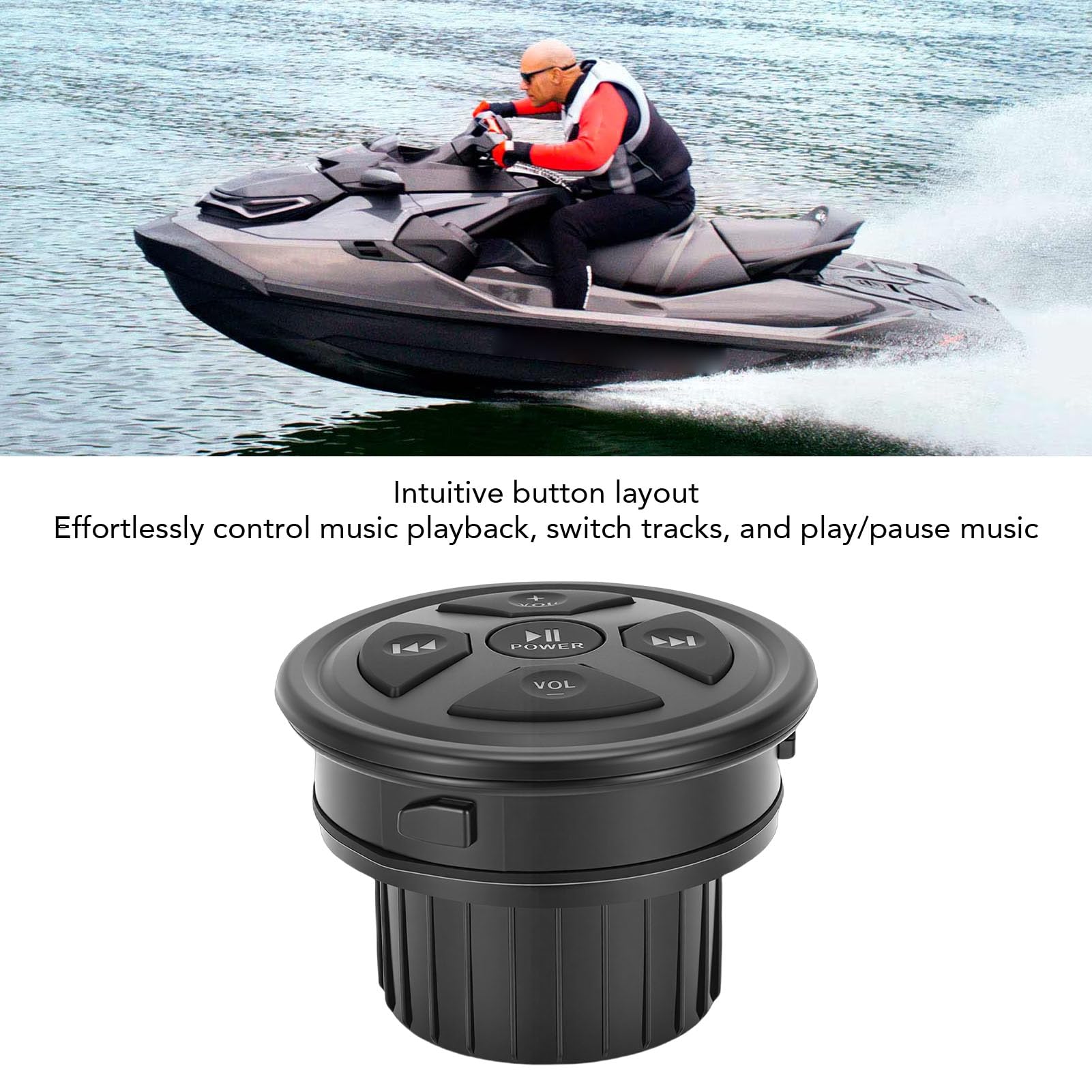 Qcwwy Części Jachtu łodzi Akcesoria Przełącznik Sterowania Dźwiękiem Morskim Przycisk Zamienny 278003738 dla GTX FISH PRO RXP X RXT X Pilot Audio