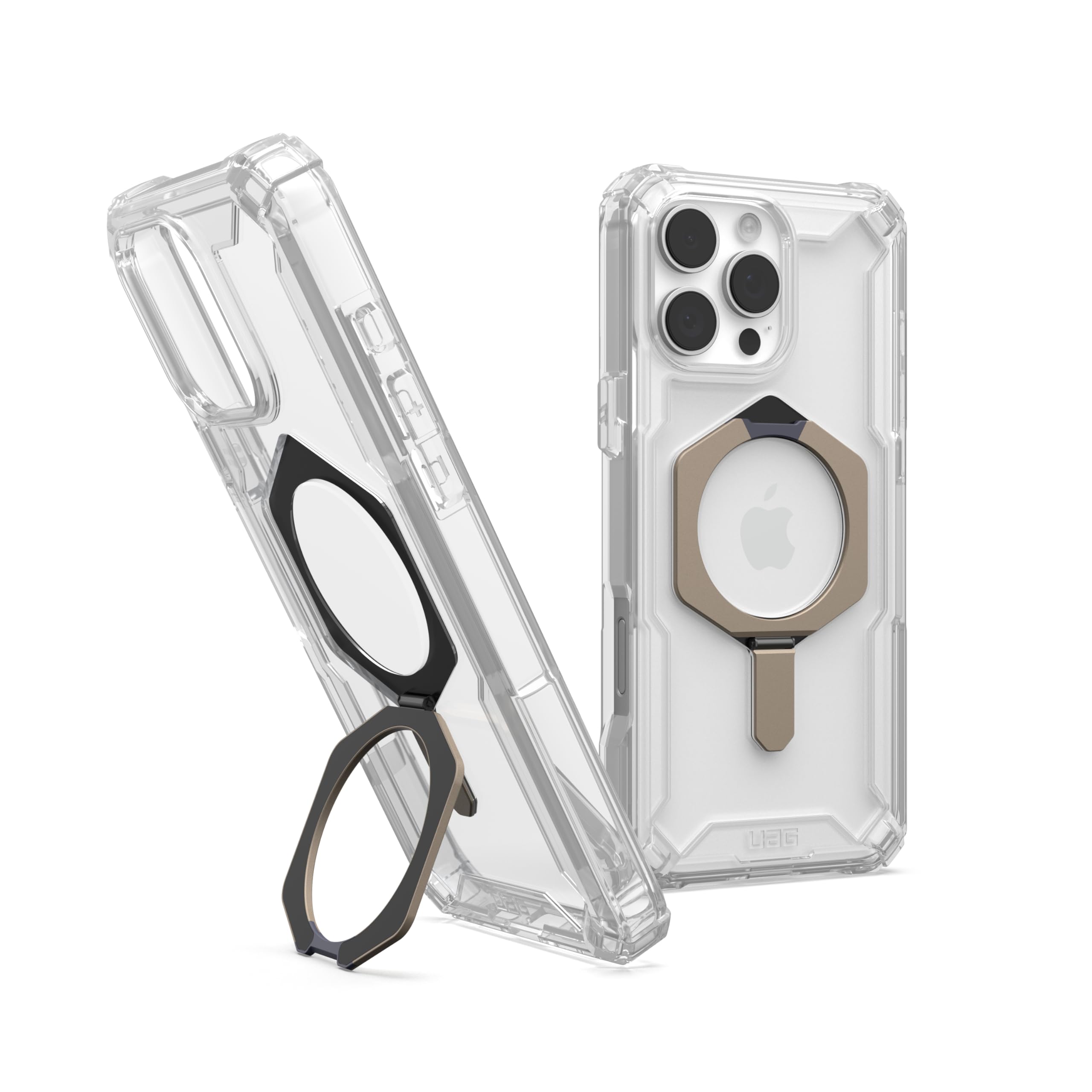URBAN ARMOR GEAR UAG Designed for iPhone 16 Pro Max Case 6.9" Plasma XTE Clear/Titanium