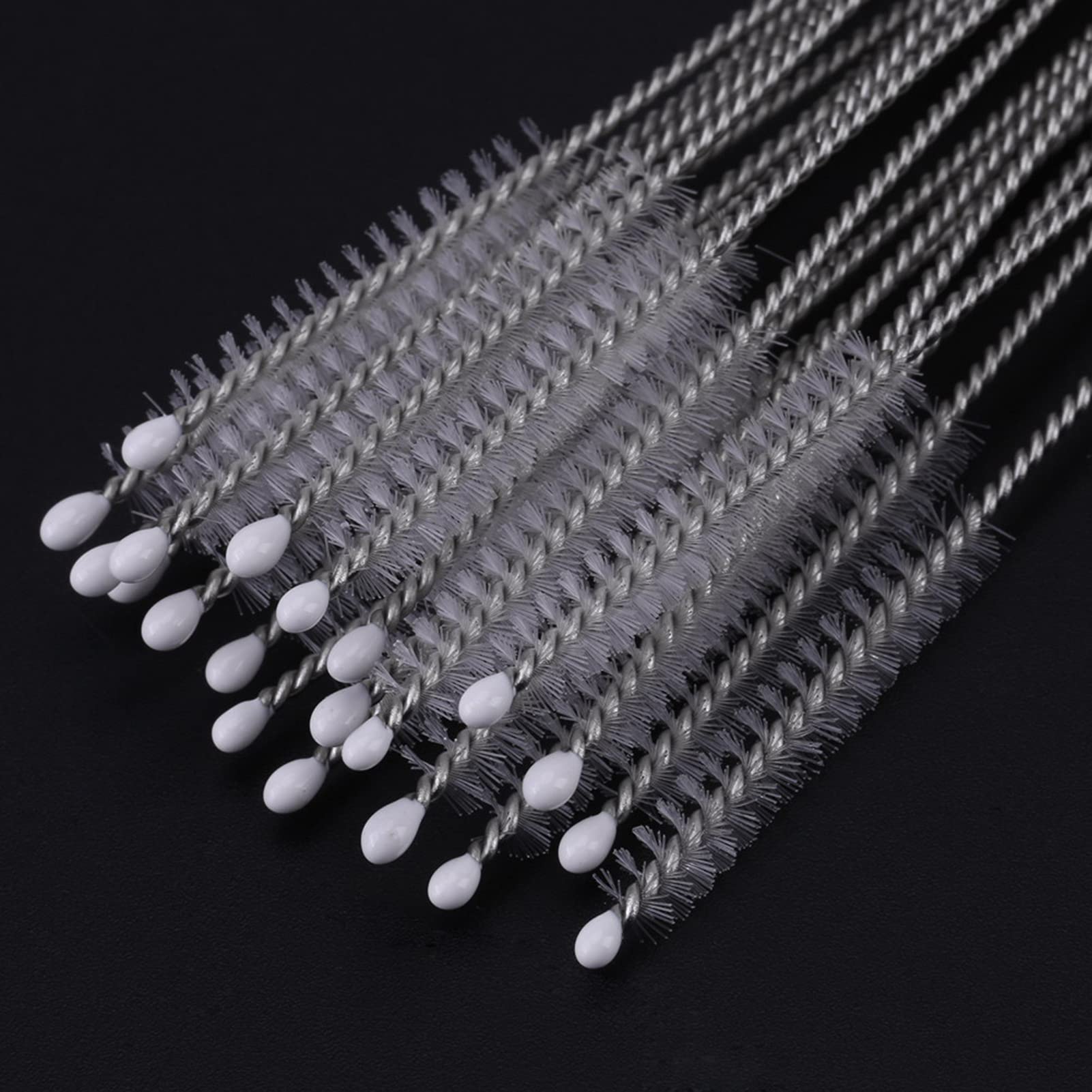 Watris Veiyi Straw Brush, Pack of 20 Straw Cleaning Brush, Milk Hose Brush Set, Stainless Steel Straw Brush for Test Tubes Cleaning - Image 4