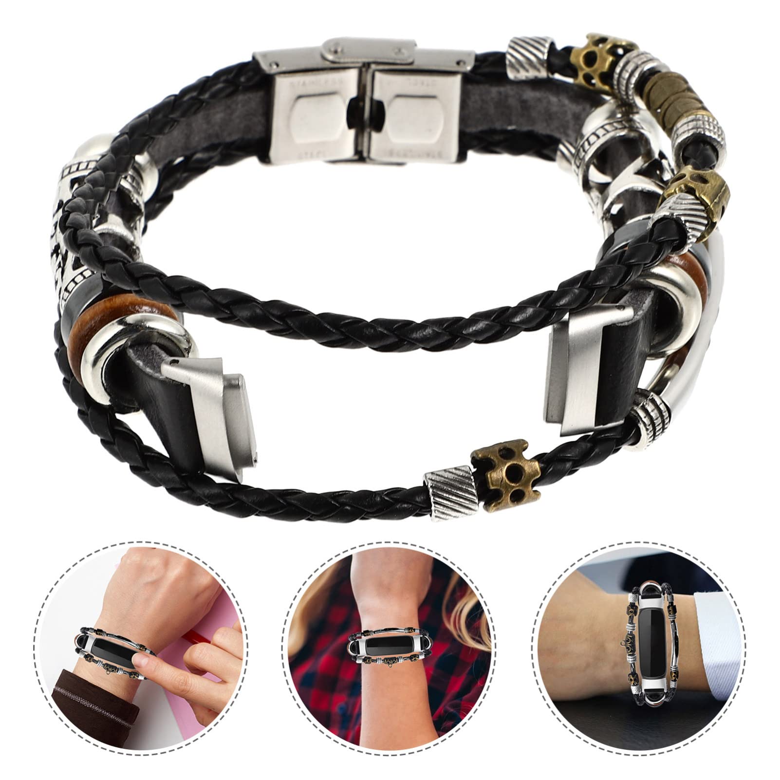 BESTonZON 4stücke Ersatzarmband Für Damen Stilvolles Armband Aus Leder Und Kompatibel Mit Luxe Für Hochzeit Geburtstag Valentinstag Elegante Geschenkidee