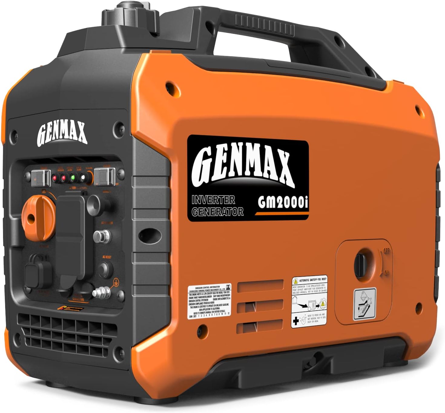 - GENMAX Generator，EPA Compliant, Eco-Mode Feature, Ultra Lightweight for Backup Home Use & Camping