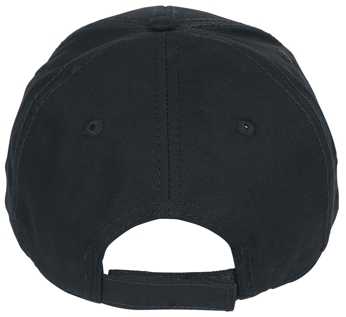 Rock Off Iron Maiden Embroidered Logo Baseball Cap Black