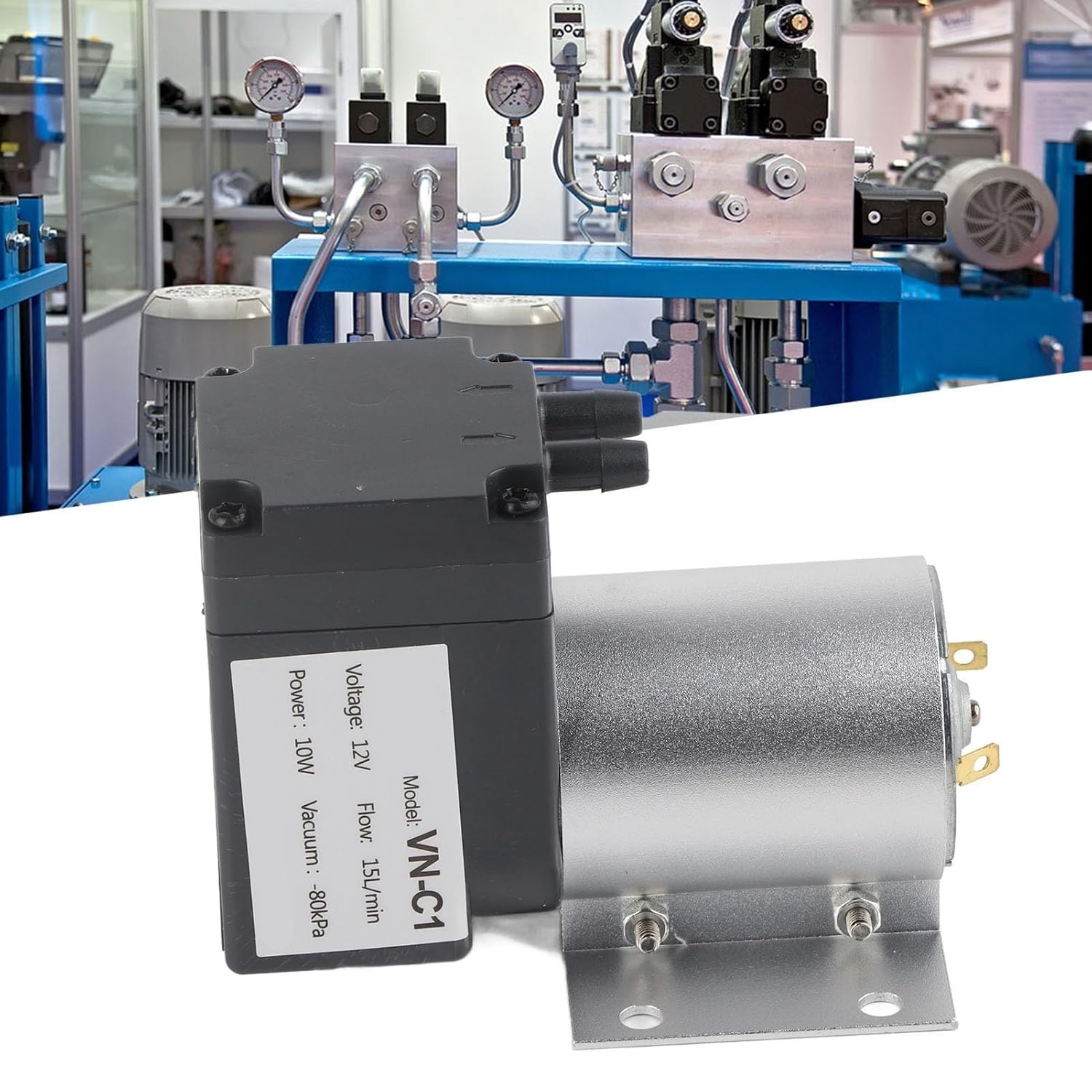 Pump Accessories Vacuum Suction Pump Negative Pressure with Stand ‑80kpa 10W DC24V/DC12V