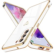 Lafunda Coque Compatible avec Samsung Galaxy S21 FE 5G, Étui S21 FE 5g Coque Motif d’Amour Cœur en Silicone pour Femme et Fille Antichoc TPU Coque pour Samsung Galaxy S21 FE 5G Blanc