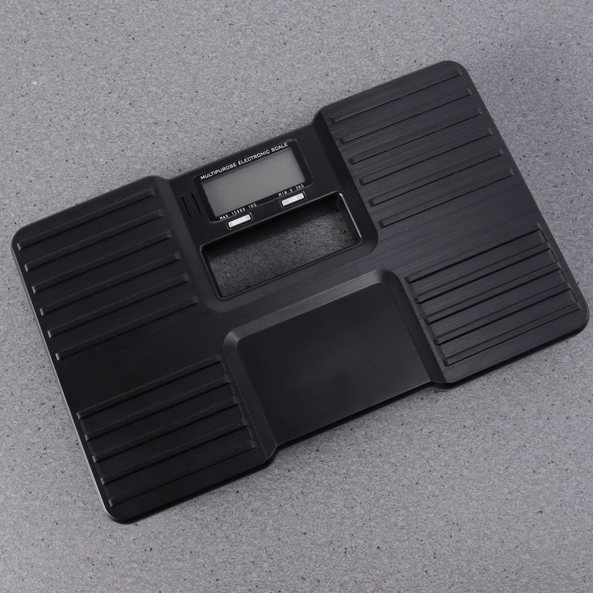 Báscula 150kg Digital de Plástico Negra para Peso Corporal y Equipaje