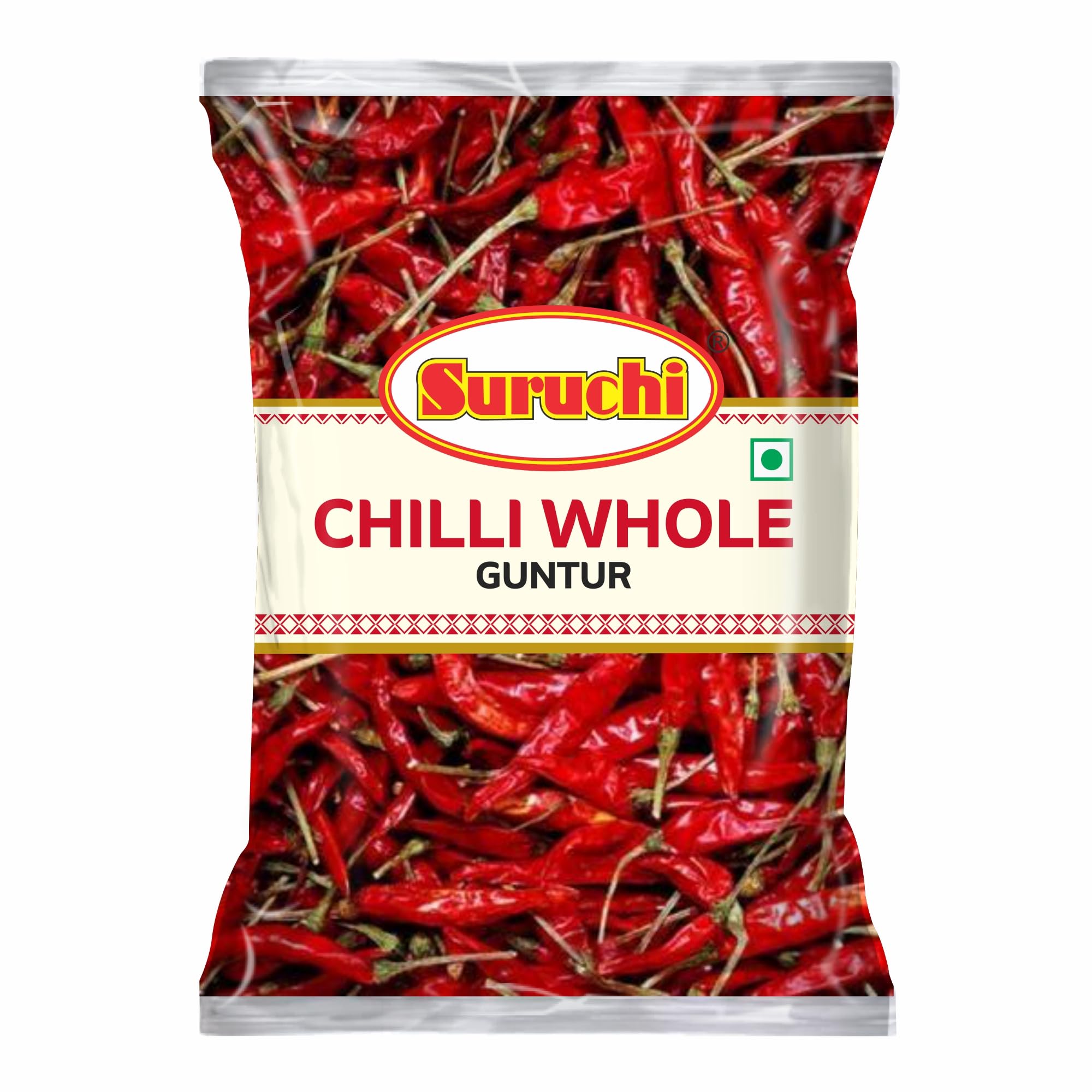 Suruchi Spices Combo Pack of 5 (Whole Cumin, Guntur Chilli, Kasuri Methi, Mustard, Amchur Powder - 100g Each)