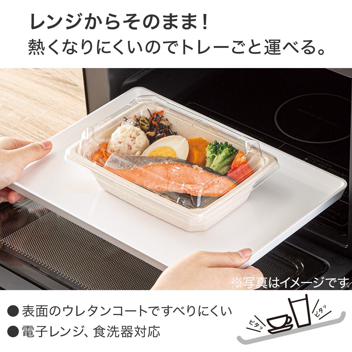 Amazon.com: NITORI 8910808 Non-Slip Resin Tray, L Size : Home