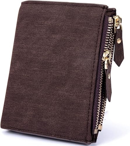 TAUFE Men's Wallets, Men Wallet Solid Soft PU Coin Purse Card Holder Short Wallets Slim Wallet for Men