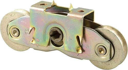 Prime-Line D 1971 1-1/4 In. Andersen Rodamiento de bolas de acero Rodamiento de bolas Puerta corredera Conjunto de rodillos tándem (paquete
